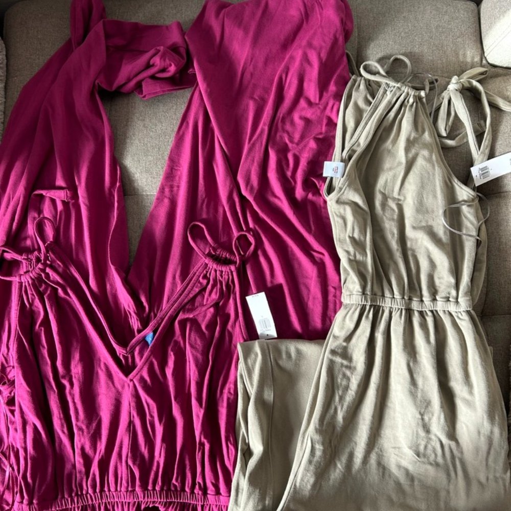gap factory jersey jumpsuits